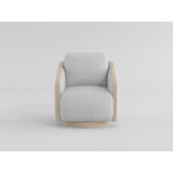 Hugo Gray Swivel Chair from Homelegance - Luna Furniture