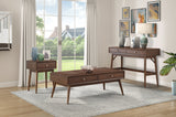 Frolic Brown Writing Desk from Homelegance - Luna Furniture
