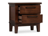 Watson Brown Queen Upholstered Storage Panel Bed from Homelegance - Luna Furniture