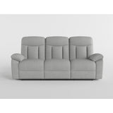 Jules Gray Double Reclining Sofa from Homelegance - Luna Furniture