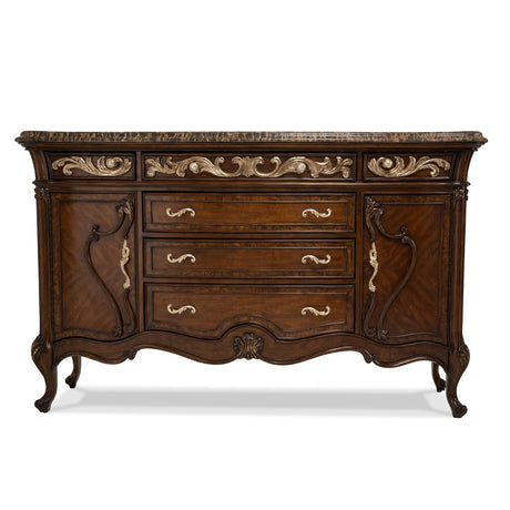Platine De Royale L. Espresso Light Espresso Sideboard from Michael Amini - Luna Furniture