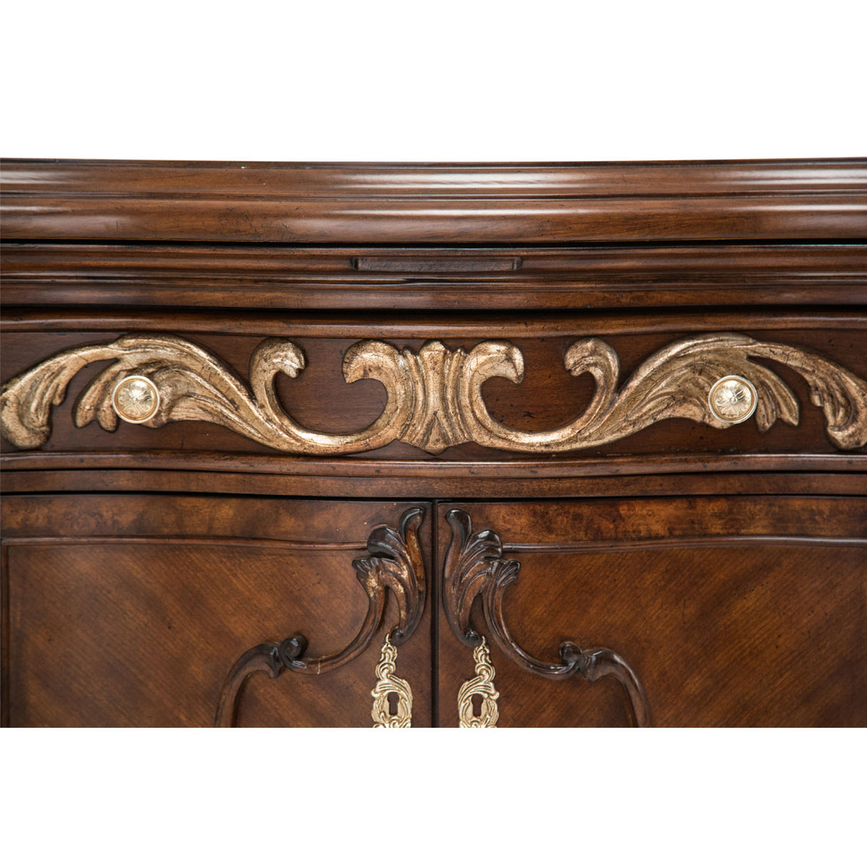 Platine De Royale L. Espresso Light Espresso Accent Cabinet-night Stand-end Table from Michael Amini - Luna Furniture