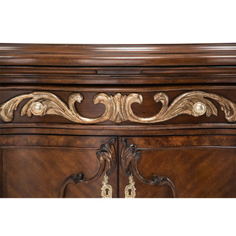 Platine De Royale L. Espresso Light Espresso Accent Cabinet-night Stand-end Table from Michael Amini - Luna Furniture
