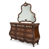 Platine De Royale L. Espresso Light Espresso Dresser With Mirror from Michael Amini - Luna Furniture