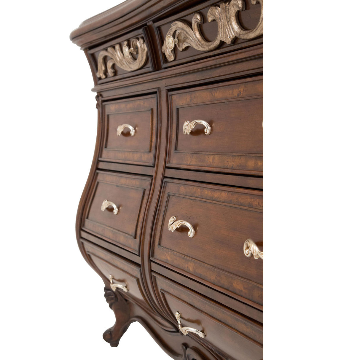 Platine De Royale L. Espresso Light Espresso Dresser With Mirror from Michael Amini - Luna Furniture