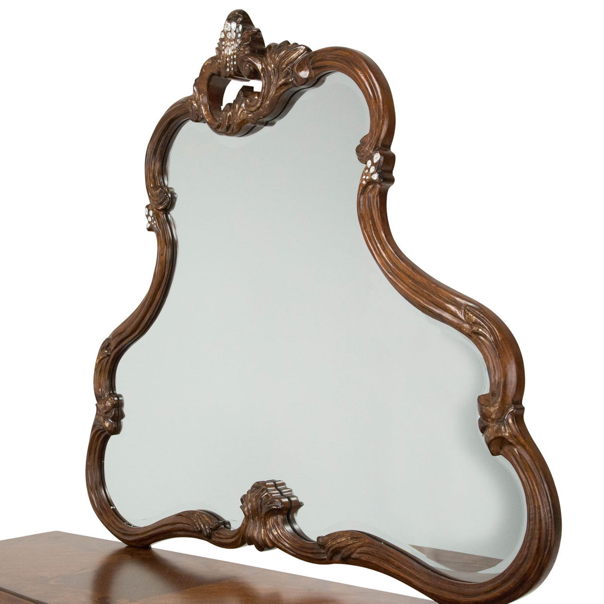 Platine De Royale L. Espresso Light Espresso Dresser Mirror from Michael Amini - Luna Furniture