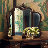 Platine De Royale L. Espresso Light Espresso Vanity Mirror from Michael Amini - Luna Furniture