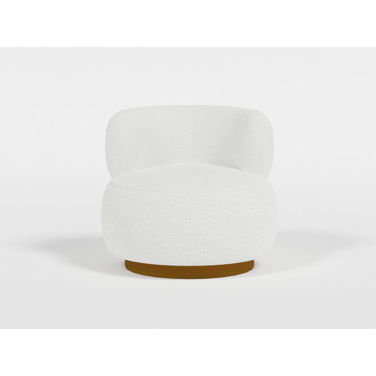 Novella White Swivel Chair from Homelegance - Luna Furniture