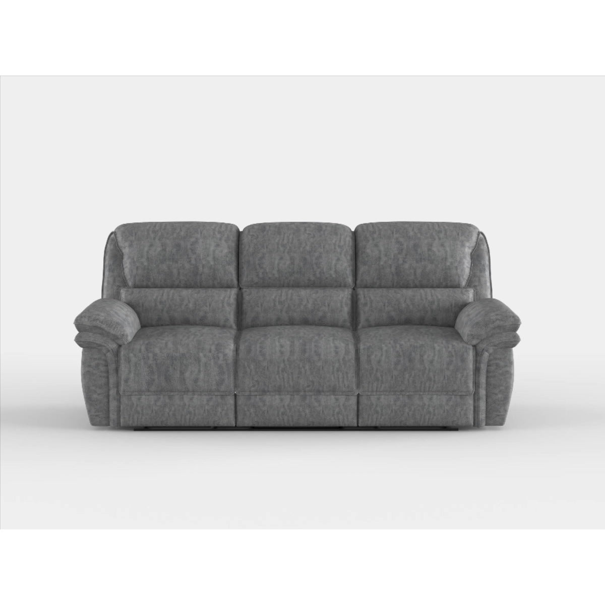 Muirfield Gray Double Reclining Loveseat from Homelegance - Luna Furniture