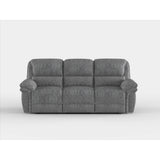Muirfield Gray Double Reclining Loveseat from Homelegance - Luna Furniture