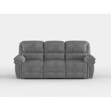 Muirfield Gray Double Reclining Loveseat from Homelegance - Luna Furniture