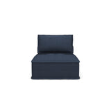 Ulrich Blue Modular Chair with Removable Bolster from Homelegance - Luna Furniture