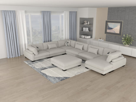 Tinley Beige Reversible Chaise from Homelegance - Luna Furniture