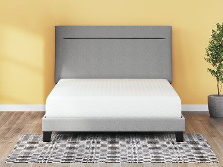10 Inch Chime Memory Foam White King Mattress and Foundation from Ashley - Luna Furniture