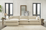 Elyza Linen 3-Piece LAF Chaise Sectional from Ashley - Luna Furniture