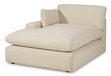 Elyza Linen 2-Piece LAF Chaise Sectional