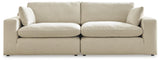 Elyza Linen 2-Piece Sectional Loveseat from Ashley Furniture - Luna Furniture