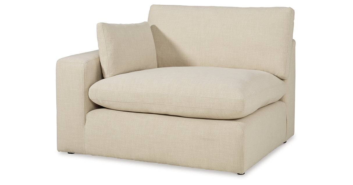 Elyza Linen 3-Piece Sectional with Ottoman from Ashley Furniture - Luna Furniture