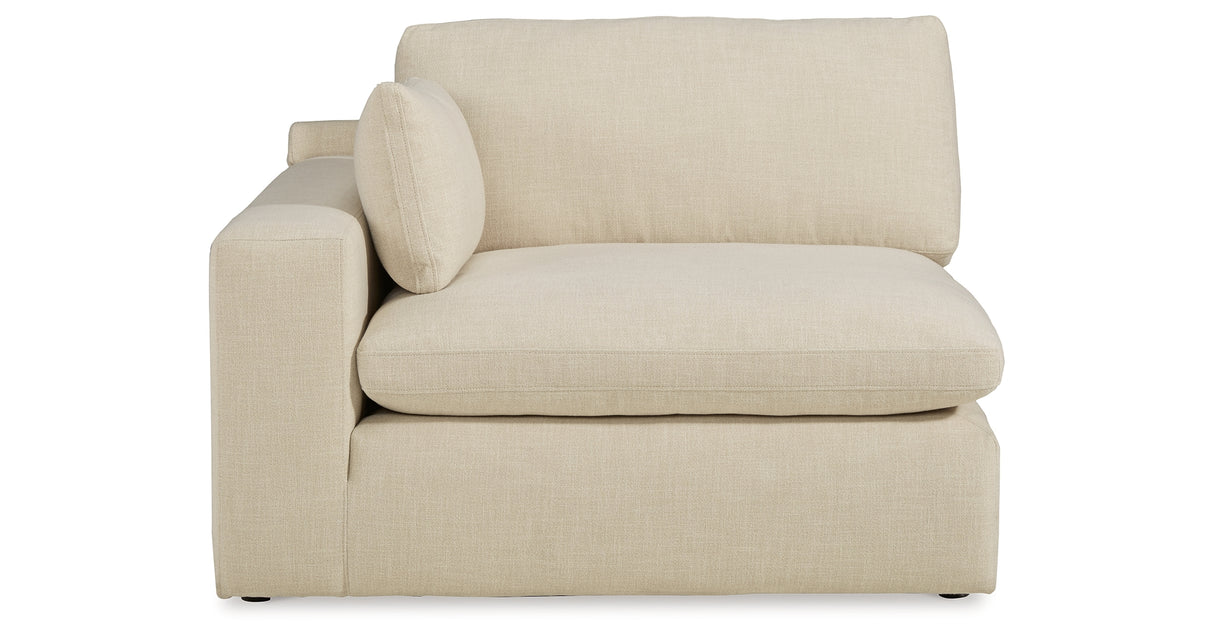 Elyza Linen 3-Piece Sectional with Ottoman from Ashley Furniture - Luna Furniture