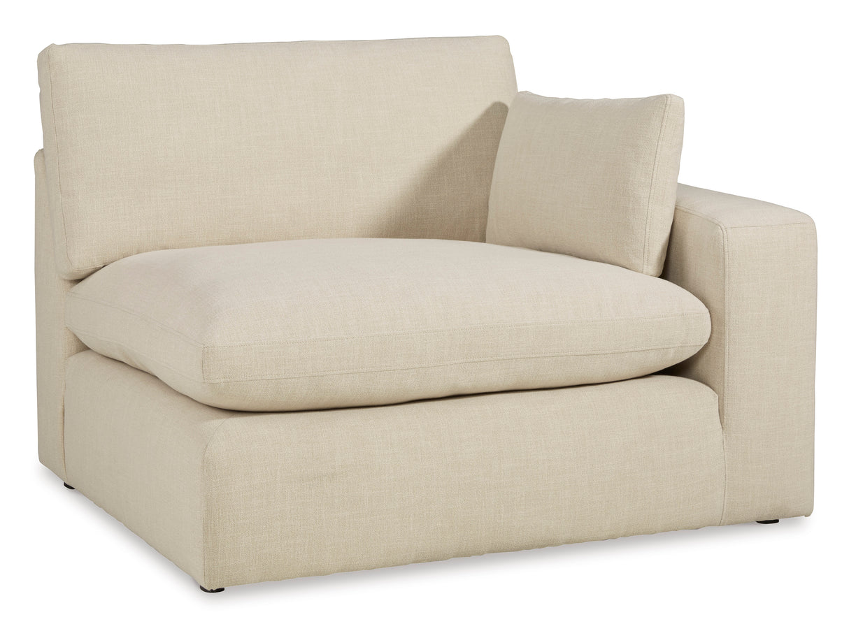 Elyza Linen 10-Piece LAF Chaise Sectional