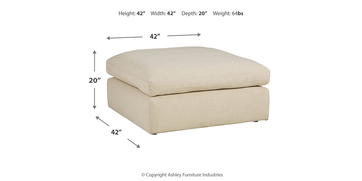 Elyza Linen 5-Piece Sectional with Ottoman from Ashley Furniture - Luna Furniture
