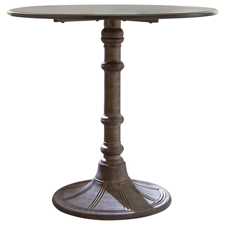 Oswego Bronze Round 30-inch Bistro Dining Table from Coaster - Luna Furniture
