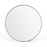 Bellvue Round Mirror in Rustic Black from Four Hands - Luna Furniture