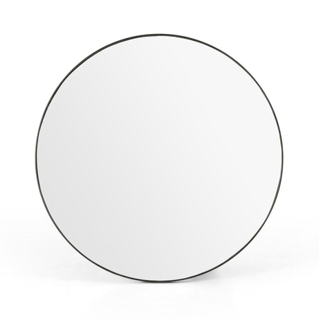 Bellvue Round Mirror in Rustic Black from Four Hands - Luna Furniture