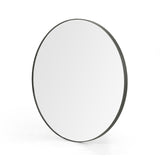 Bellvue Round Mirror in Rustic Black from Four Hands - Luna Furniture