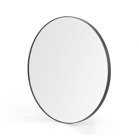 Bellvue Round Mirror in Rustic Black from Four Hands - Luna Furniture