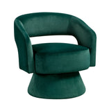 Upton Beige Corduroy Swivel Accent Chair from Homelegance - Luna Furniture