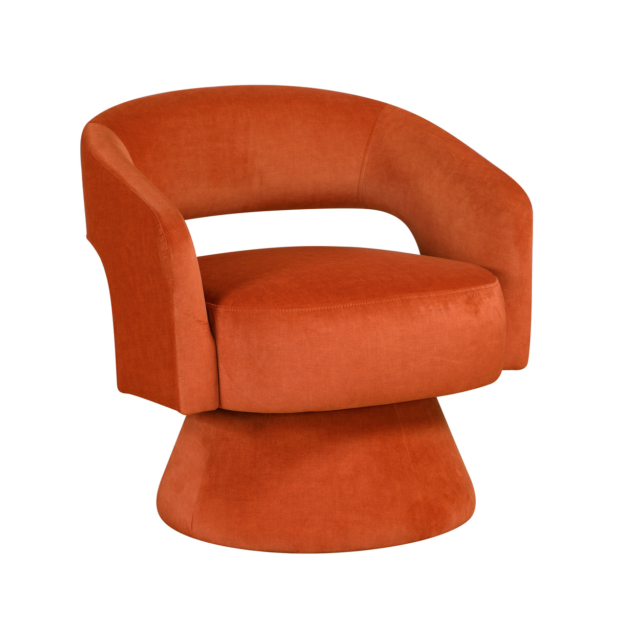 Lavon Taupe Swivel Chair from Homelegance - Luna Furniture