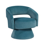 Lavon Dark Teal Swivel Chair from Homelegance - Luna Furniture