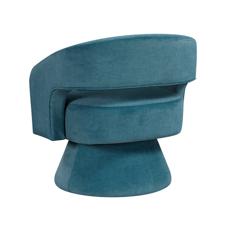 Lavon Dark Teal Swivel Chair from Homelegance - Luna Furniture