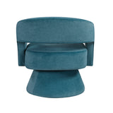 Lavon Dark Teal Swivel Chair from Homelegance - Luna Furniture