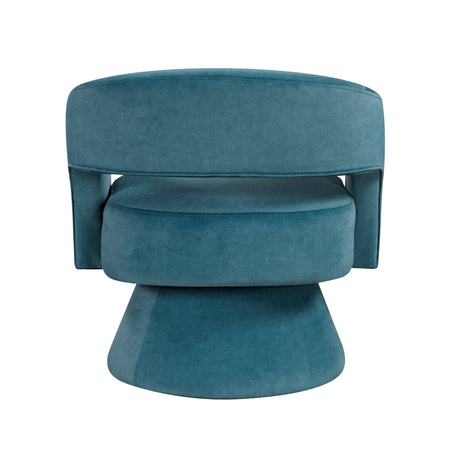 Lavon Dark Teal Swivel Chair from Homelegance - Luna Furniture