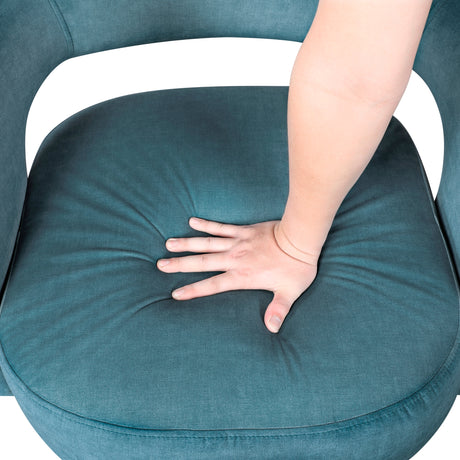 Lavon Dark Teal Swivel Chair from Homelegance - Luna Furniture