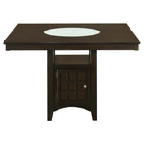 Gabriel Cappuccino Storage Counter Height Table from Coaster - Luna Furniture