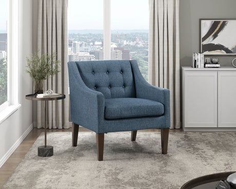 Knox Blue Accent Chair from Homelegance - Luna Furniture