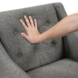 Knox Dark Gray Accent Chair from Homelegance - Luna Furniture