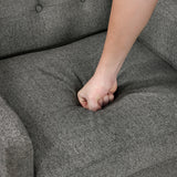 Knox Dark Gray Accent Chair from Homelegance - Luna Furniture