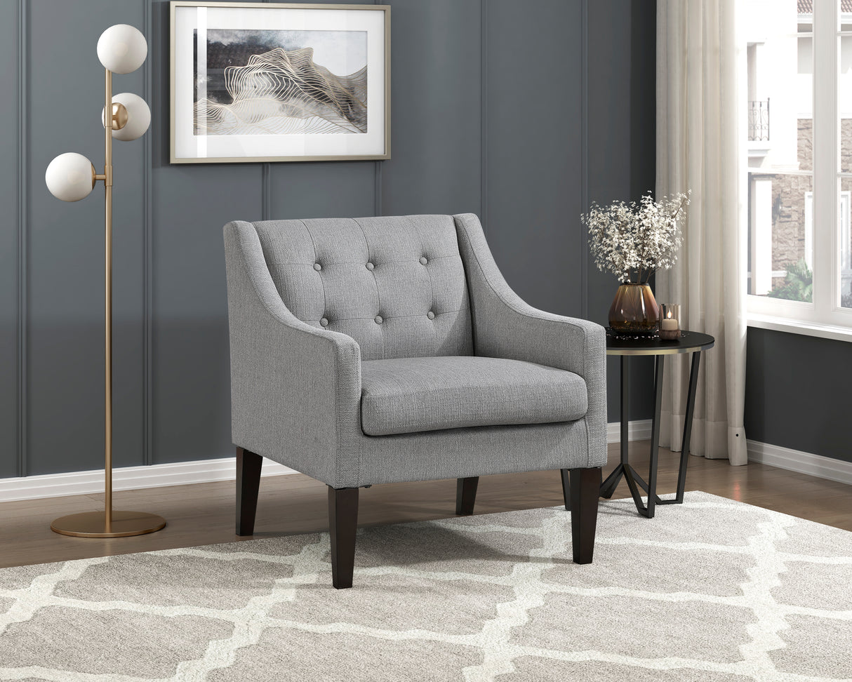 Knox Gray Accent Chair from Homelegance - Luna Furniture