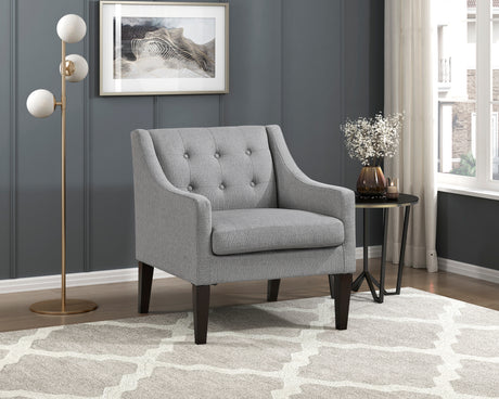 Knox Gray Accent Chair from Homelegance - Luna Furniture