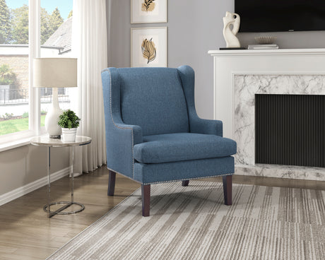 Myles Blue Accent Chair from Homelegance - Luna Furniture
