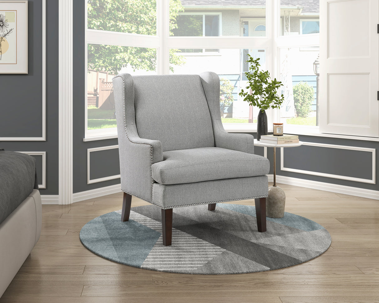 Myles Gray Accent Chair from Homelegance - Luna Furniture