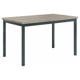 Garza Black Rectangular Dining Table from Coaster - Luna Furniture