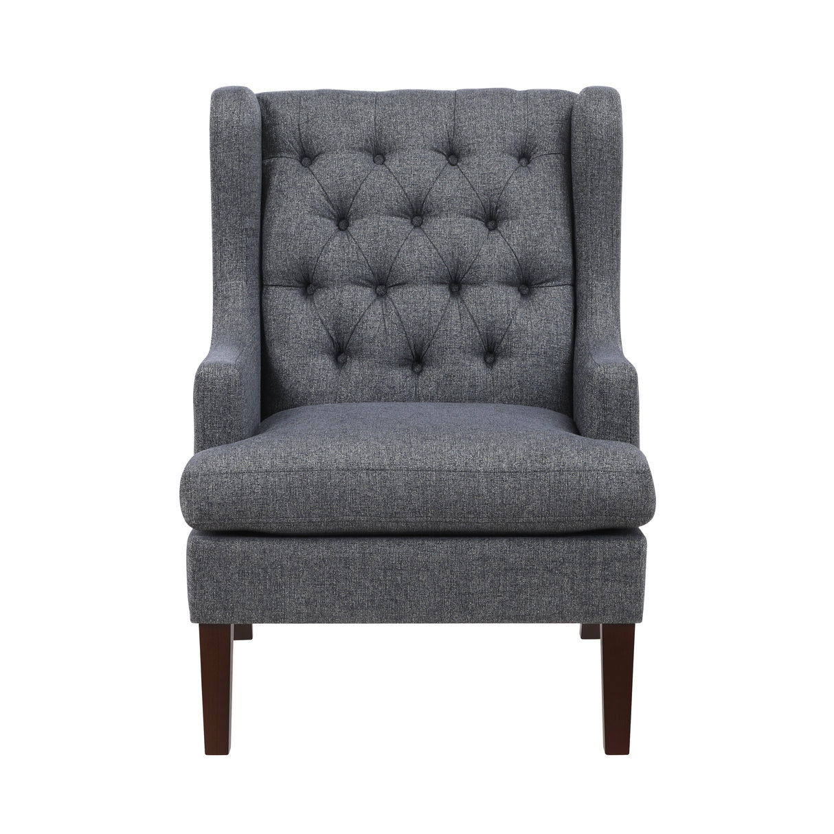 Quent Charcoal Accent Chair from Homelegance - Luna Furniture