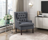 Quent Charcoal Accent Chair from Homelegance - Luna Furniture