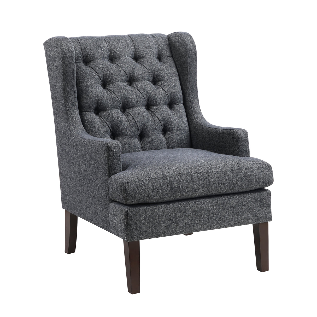 Quent Charcoal Accent Chair from Homelegance - Luna Furniture