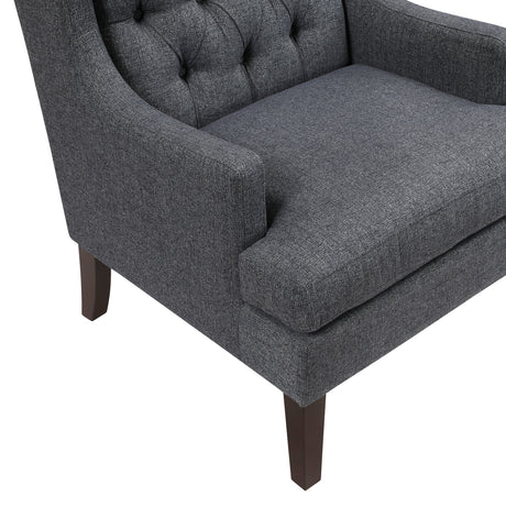 Quent Charcoal Accent Chair from Homelegance - Luna Furniture